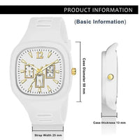 Men's Black Plastic Analogue Watch Lightweight Casual Wear