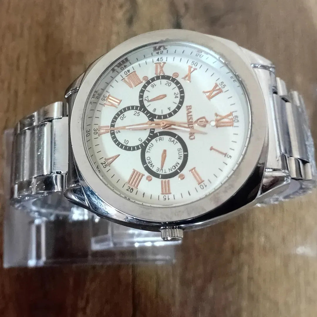 Men's Modern Watch with Random Multicolor Dial