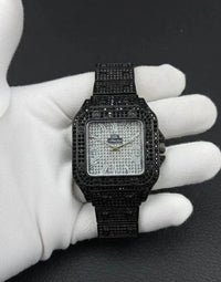 Luxury Diamond Rhinestone Watch Rose Gold Chain Strap