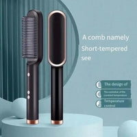 Corded Hair Straightener Brush Green 50ml ABS