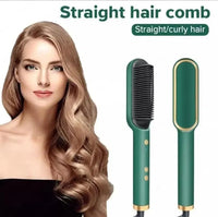 Corded Hair Straightener Brush Green 50ml ABS