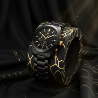 Men's Black Quartz Watch
