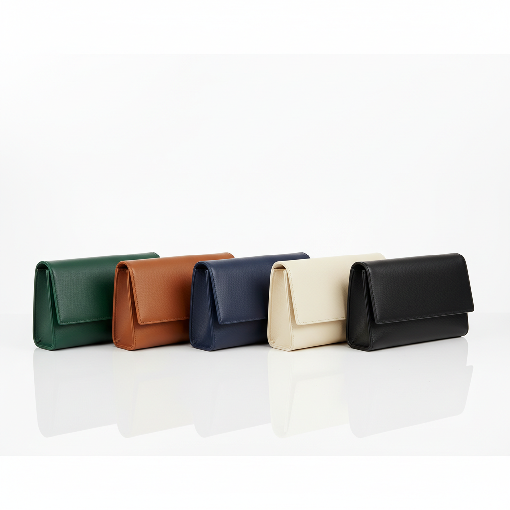 Girl's Leather Plain Purse